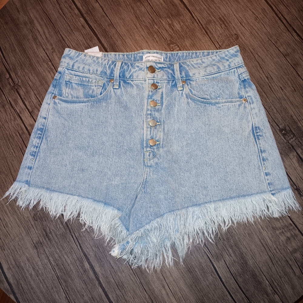 NWT Good American Bombshell Shorts Sz 10